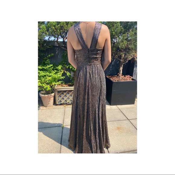 Gold sparkly Calvin Klein Dress - Picture 2 of 5